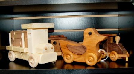 Hand made, children's wooden toys