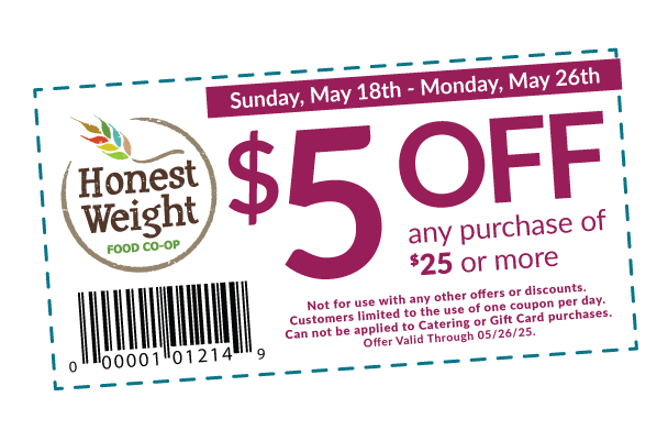 $5 OFF any purchase of $25!